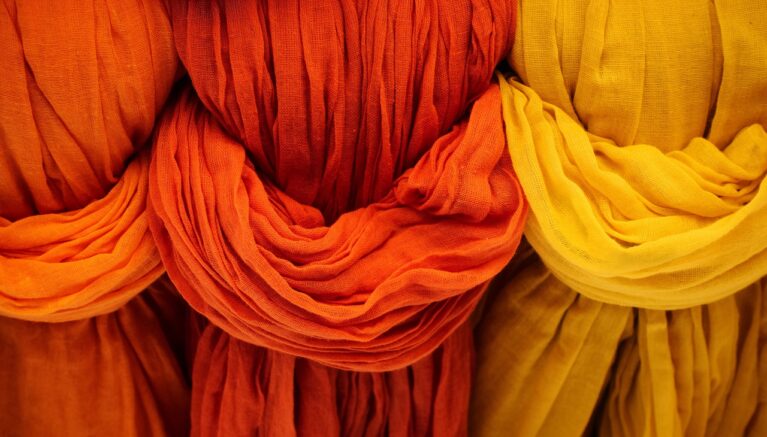 Coloured fabric