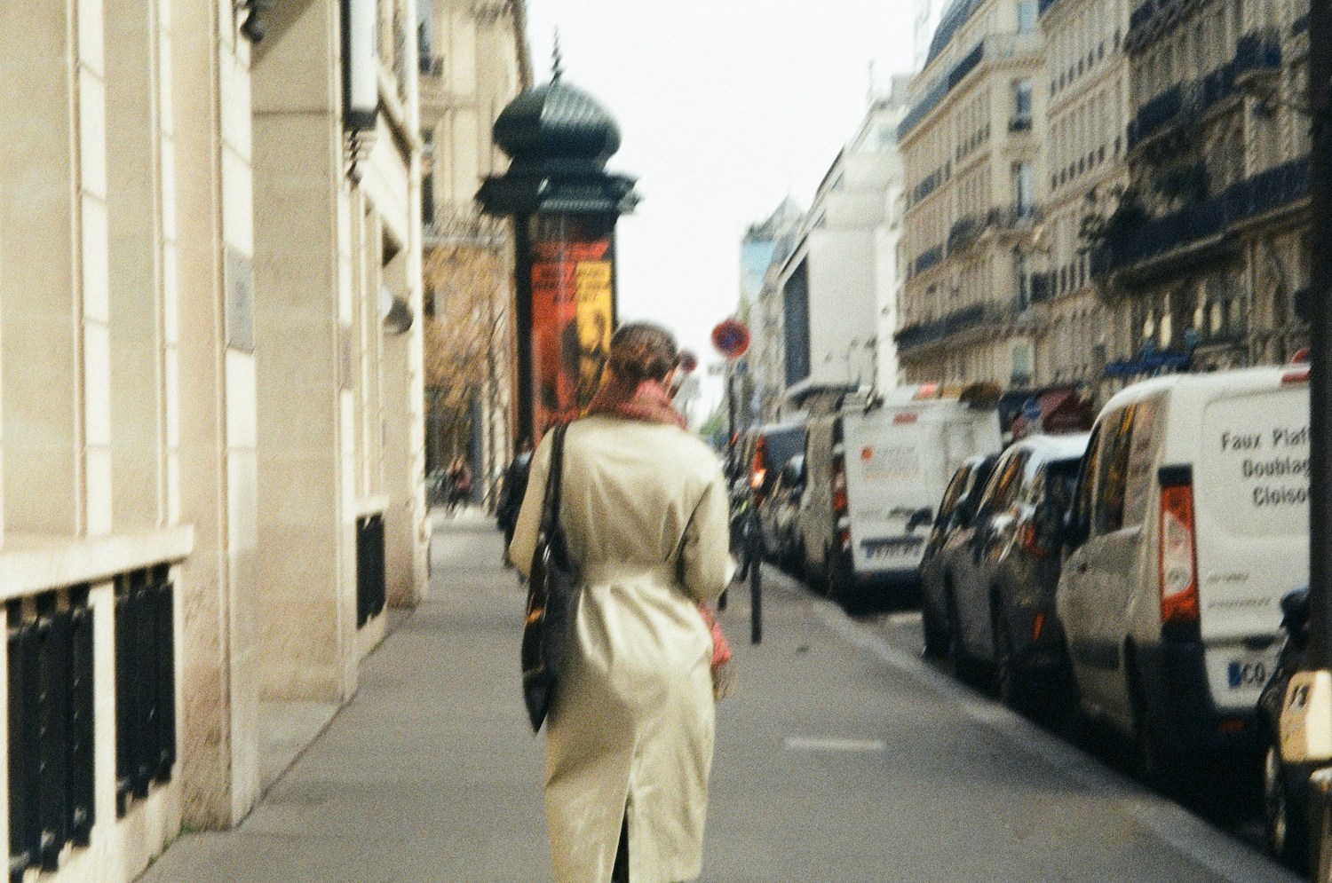 woman walking in Paris