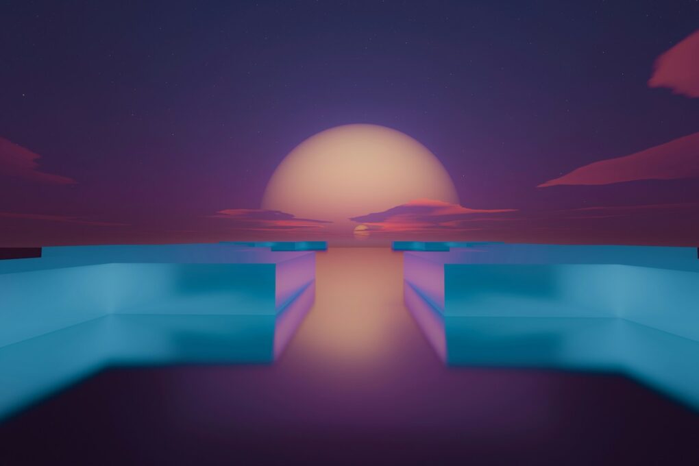 futuristic sky